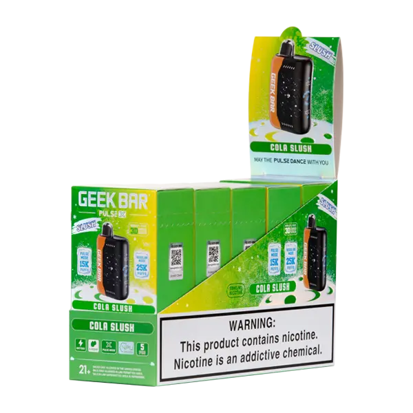 BUY 1 GET 1 FREE Cola Slush Geek Bar Pulse X 25K Slush Edition | Vape Amazon India Geek Vape